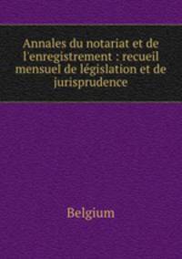 Annales du notariat et de l