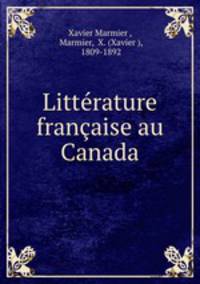 Litterature francaise au Canada