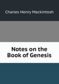 Notes on the Book of Genesis