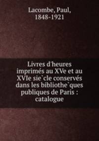 Livres d