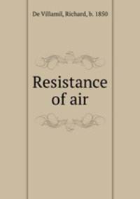 Resistance of air