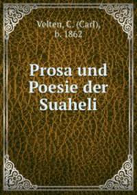 Prosa und Poesie der Suaheli
