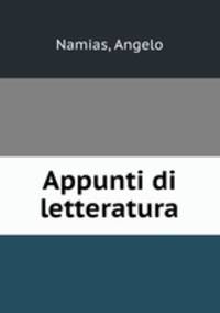 Appunti di letteratura