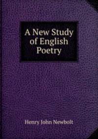 A New Study of English Poetry