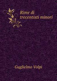 Rime di trecentisti minori