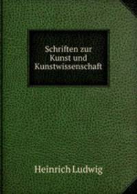 Schriften zur Kunst und Kunstwissenschaft