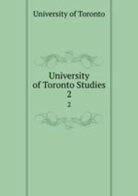 University of Toronto Studies. 2