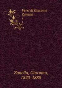 Versi di Giacomo Zanella. 1