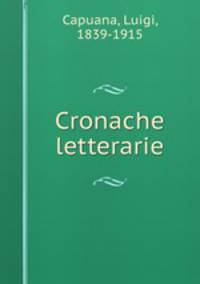 Cronache letterarie