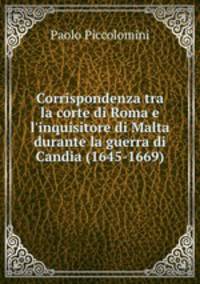 Corrispondenza tra la corte di Roma e l