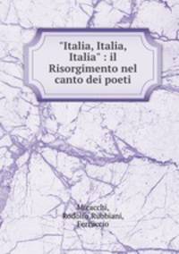 "Italia, Italia, Italia" : il Risorgimento nel canto dei poeti