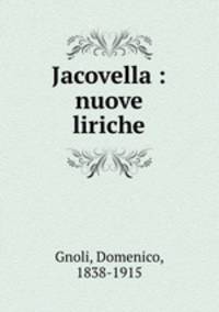 Jacovella : nuove liriche