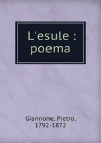 L`esule : poema