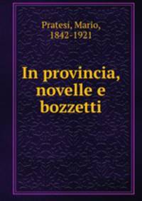 In provincia, novelle e bozzetti