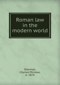 Roman law in the modern world