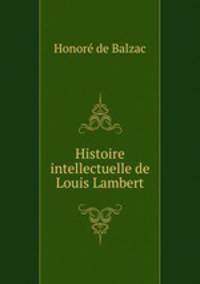 Histoire intellectuelle de Louis Lambert