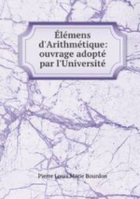 lmens d`Arithmtique: ouvrage adopt par l`Universit
