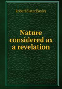 Nature considered as a revelation