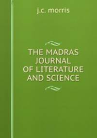 The madras journal of literature and science