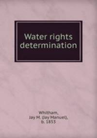 Water rights determination