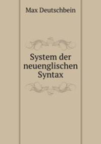 System der neuenglischen Syntax