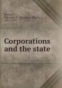 Corporations and the state