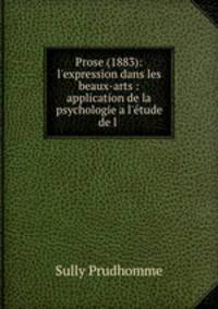 Prose (1883): l