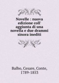 Novelle : nuova edizione coll