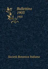 Bullettino. 1903