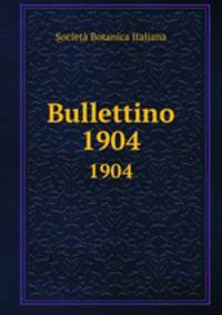 Bullettino. 1904