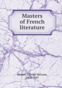 Masters of French literature