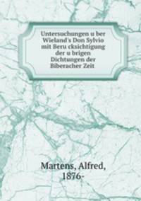Untersuchungen u?ber Wieland