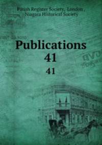 Publications. 41