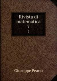 Revue de mathematiques (Rivista di matematica)