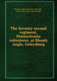 The Seventy-second regiment, Pennsylvania volunteers, at Bloody Angle, Gettysburg