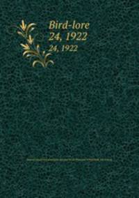Bird-lore. 24, 1922