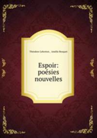 Espoir: posies nouvelles
