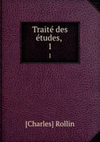 Trait des tudes, .. 1
