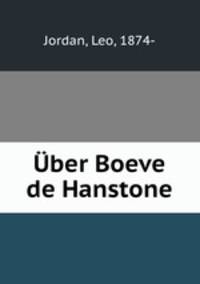 Uber Boeve de Hanstone