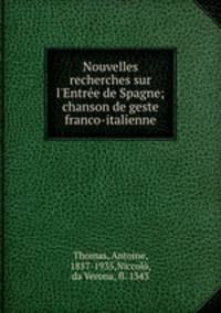 Nouvelles recherches sur l