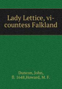 Lady Lettice, vi-countess Falkland