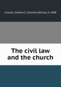 The civil law and the church