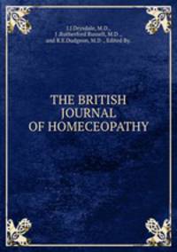 THE BRITISH JOURNAL OF HOMECEOPATHY