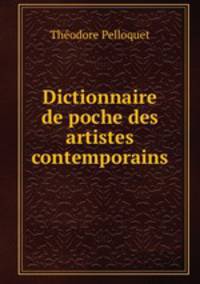 Dictionnaire de poche des artistes contemporains