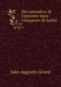 Des caracteres de l