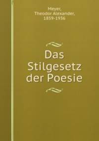 Das Stilgesetz der Poesie