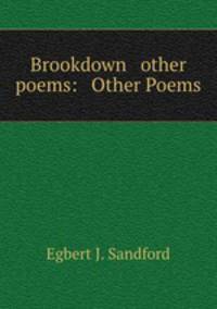 Brookdown & other poems: & Other Poems