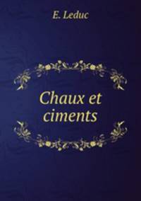 Chaux et ciments
