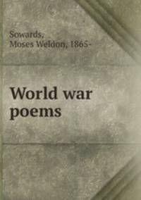 World war poems