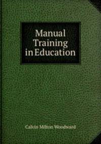 Manual Training in Education